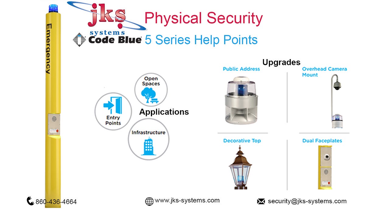 Physical Security — Code Blue 5Series Help Point by JKS Systems Medium