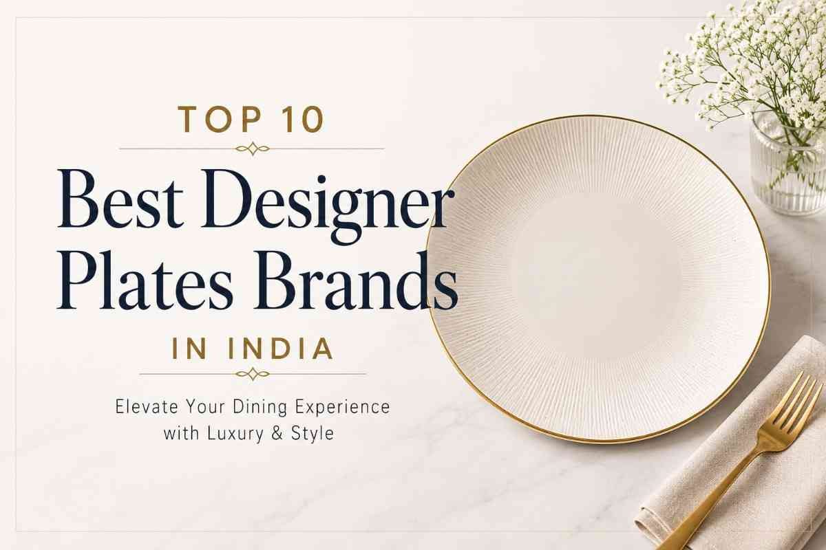 Top 10 Best Designer Plates Brands in India