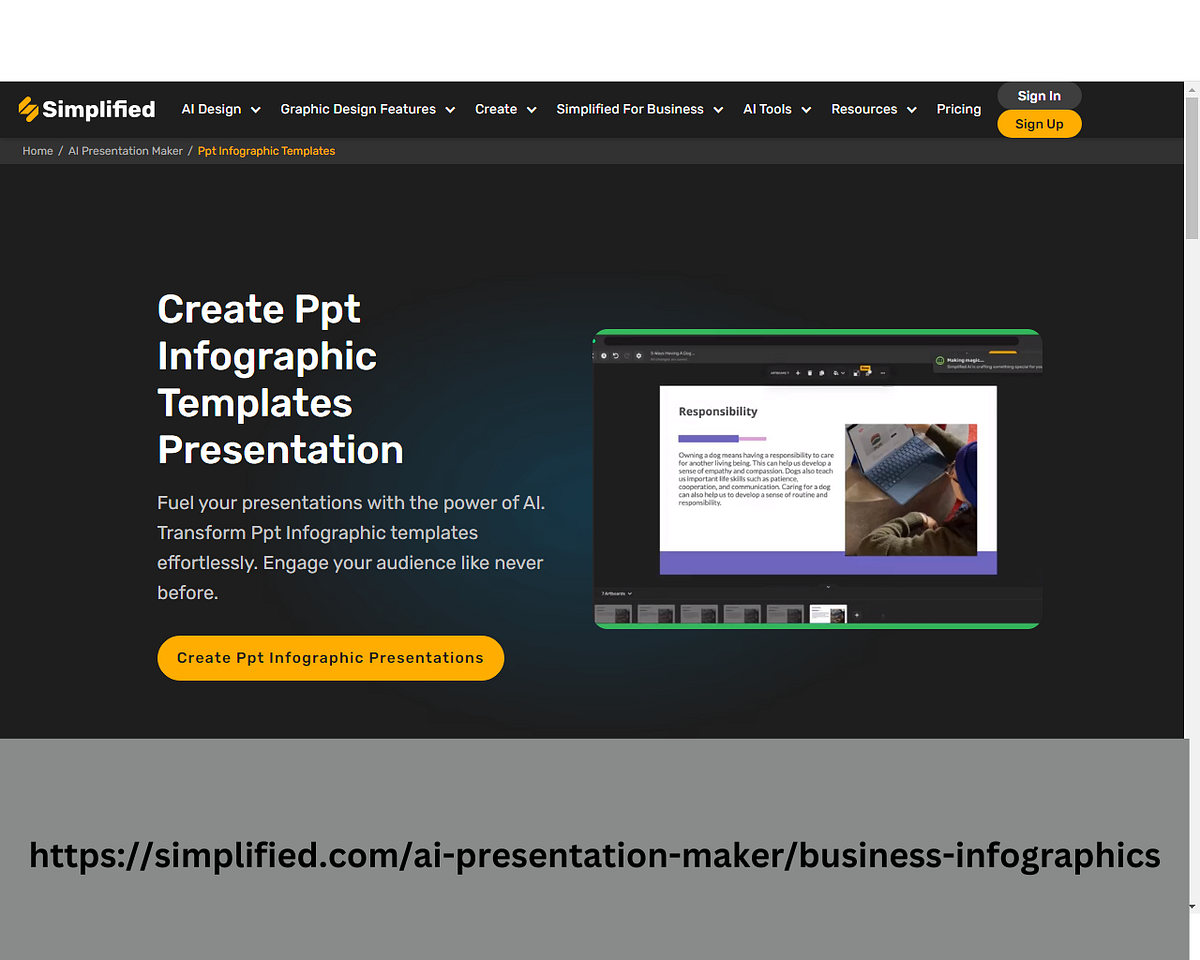 Simplified Your GoTo Platform for Creating PPT Infographic Templates Presentations Online by