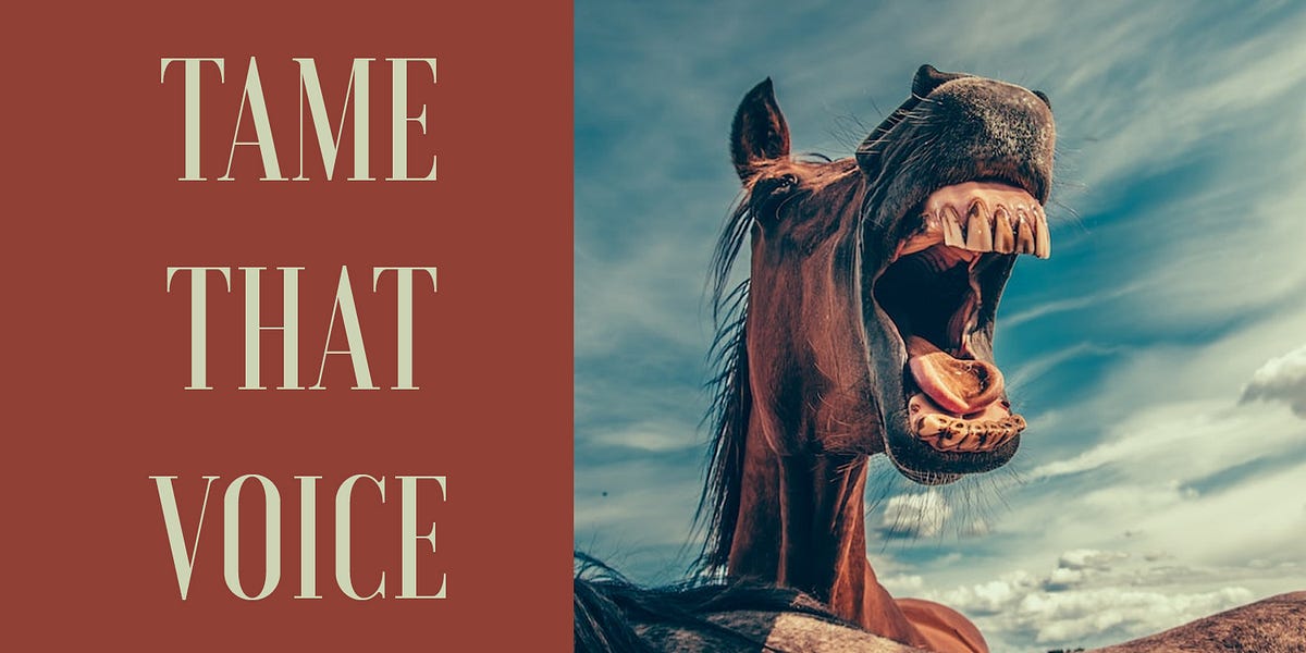 Stop That Negative Voice In Your Head By Vajitha Ghouse Medium Stop That Negative Voice In Your Head By Vajitha Ghouse Medium