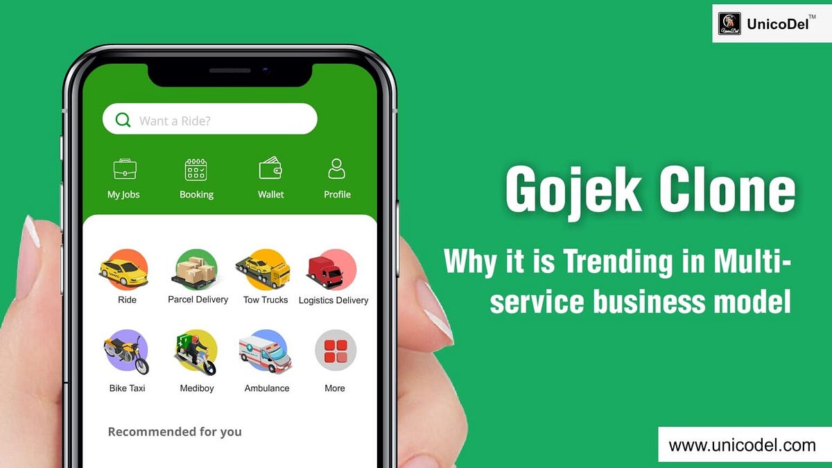 Gojek Clone — Why It Is Trending in Multi-Service Business Model ...