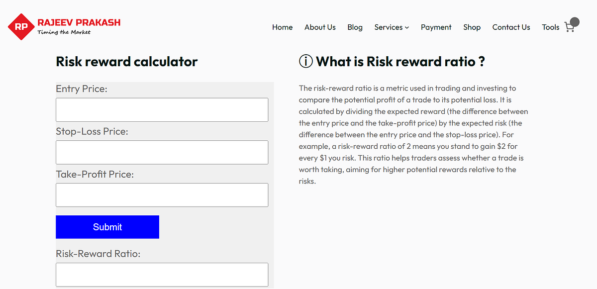 The Importance of Risk-Reward Ratio in Trading | by Shashi Prakash ...
