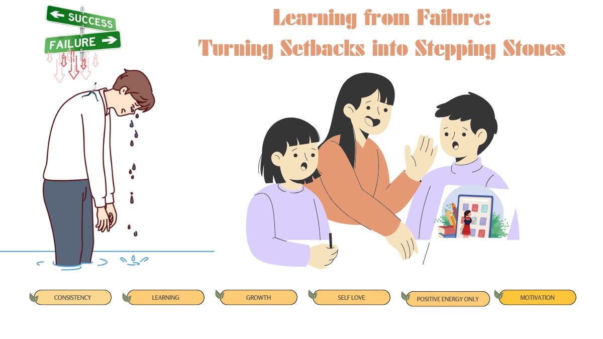 Learning from Failure: Turning Setbacks into Stepping Stones | by Golam ...