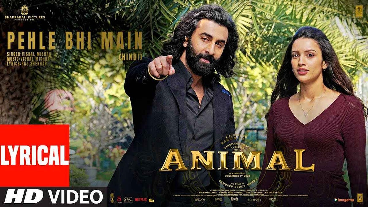 Pehle Bhi Main Lyrics Vishal Mishra Animal by 123movieshub