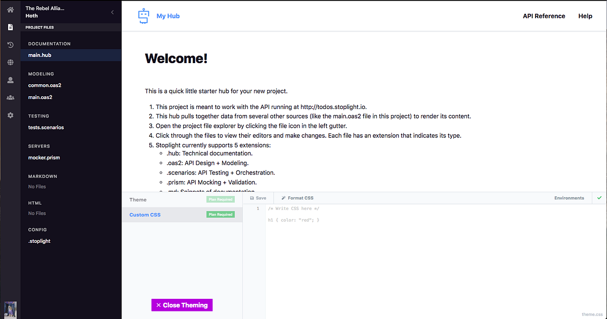 Stoplight v4.1.0 Release — Fair Use Billing, Magic Links, Custom CSS