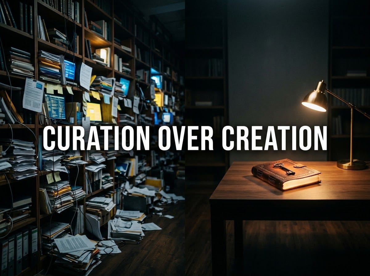 Stop Selling Information: Why Curation Is the Most Valuable Skill in the Digital Economy