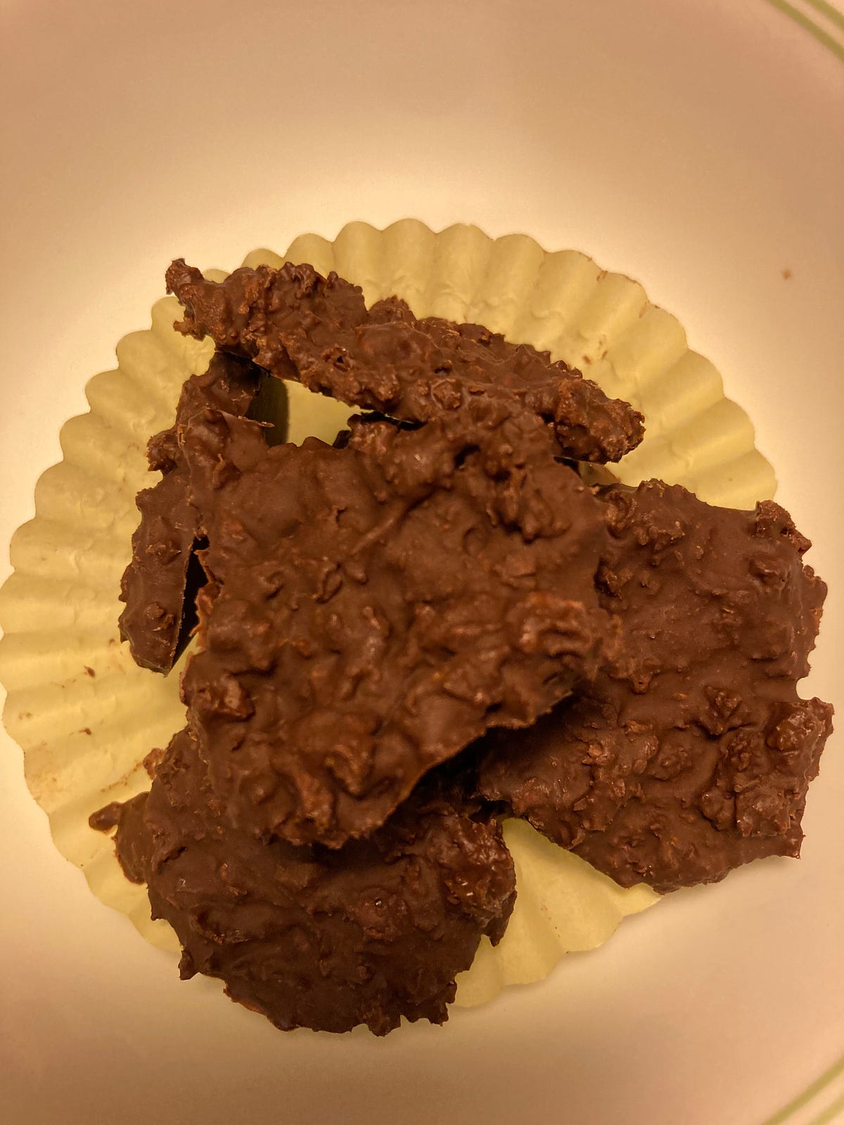 Mint Chocolate Pork Rind Panko Crisps by Julie Fritz Medium