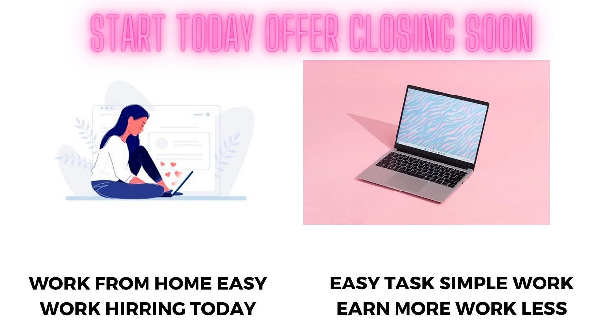 REMOTE JOBS AVAILABLE Work From Home Medium