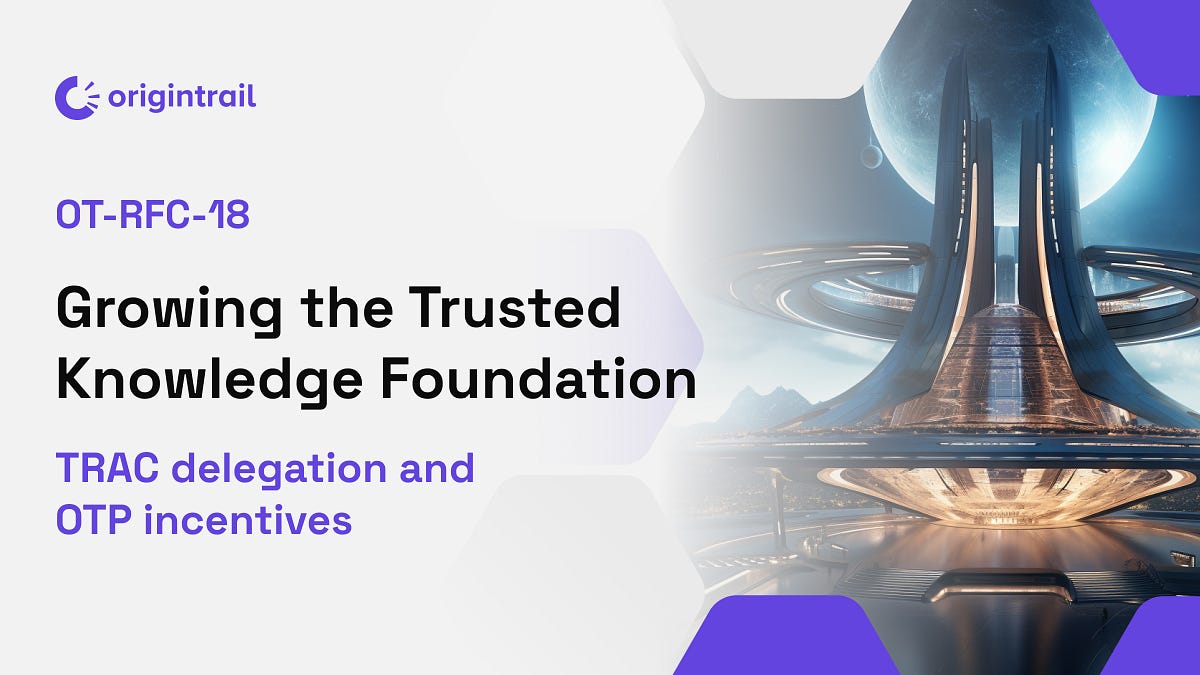OT-RFC-18 — Growing the Trusted Knowledge Foundation: TRAC delegation & OTP incentives
