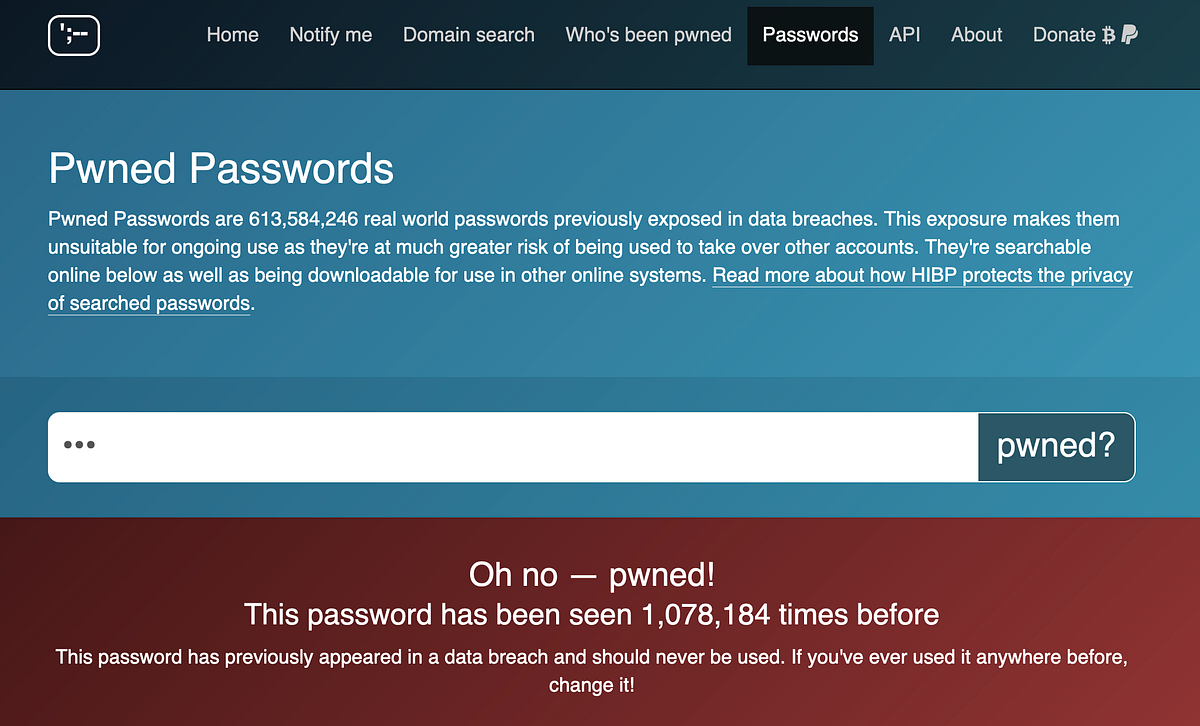 Securely checking if a password is compromised in Python | by Amirali ...