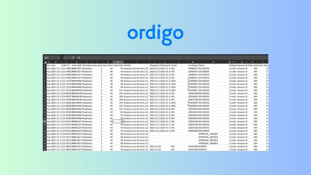 How To Export and Download your Amazon Order History Report by Justin