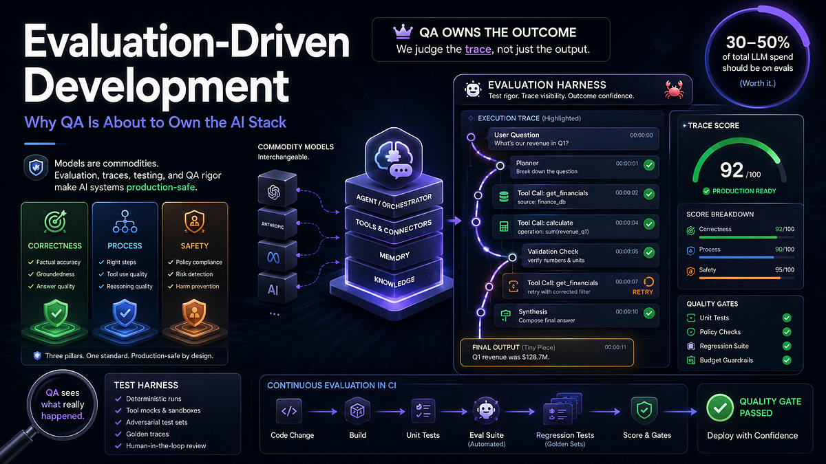 Evaluation-Driven Development: Why QA Is About to Own the AI Stack