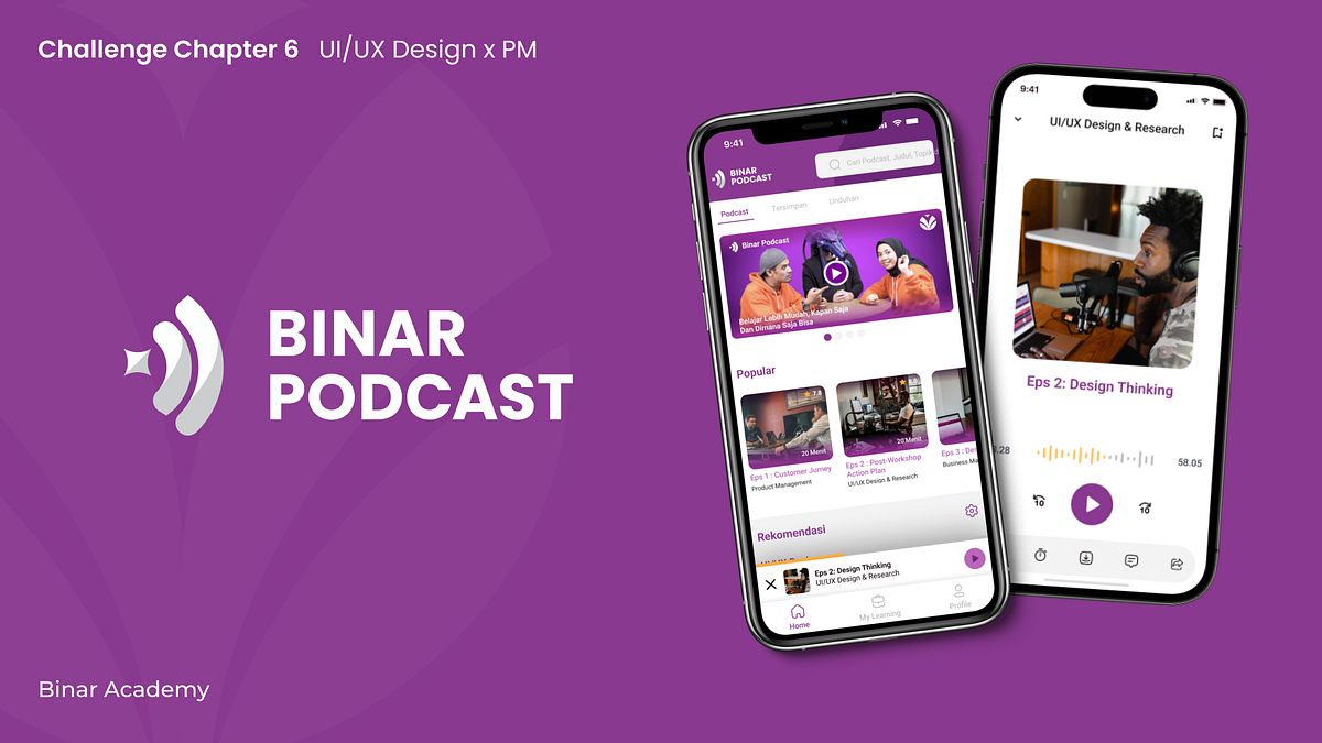 UI/UX Case Study: Binar Podcast. 🔊DISCLAIMER🔊 | by Agita Erfan R | Medium