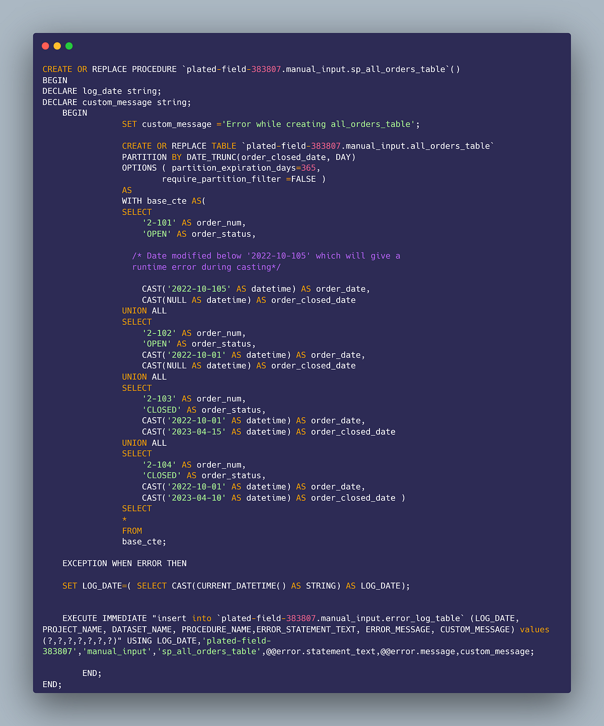 Error Handling in Google BigQuery | by Abhik Saha | Towards Dev