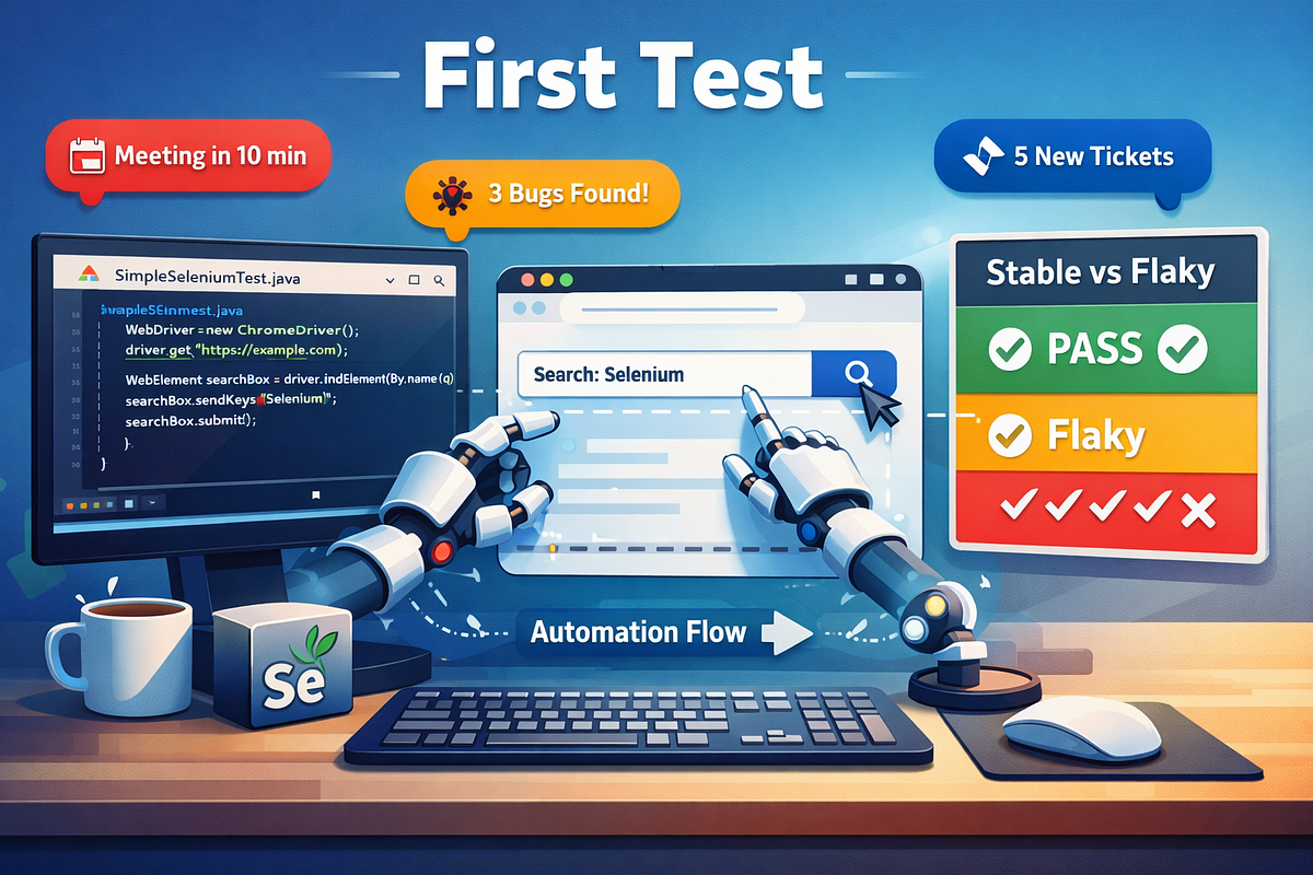 First Selenium Test in Java: Step-by-Step Guide to Write and Run Your ...