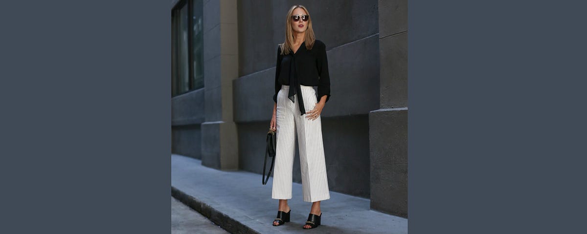 Cropped Wide Leg Pants: Eight Ways - Wishes & Reality  Wide leg pants  outfit, Casual wide leg pants, Wide leg pants outfit summer