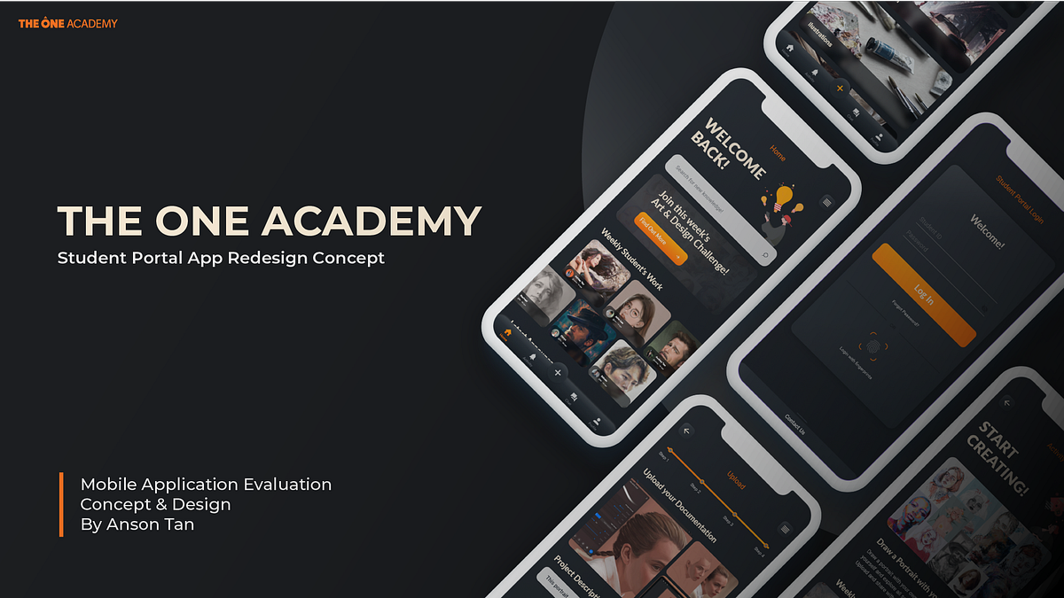 UI/UX: The One Academy’s Student Portal App Design | by Anson | Medium