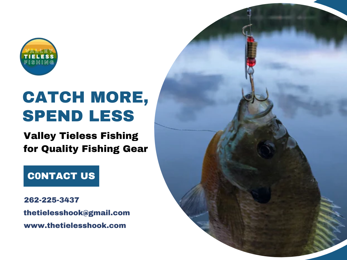 Catch More, Spend Less: Discover Valley Tieless Fishing for Quality Fishing  Gear - Valley Tieless Fishing - Medium
