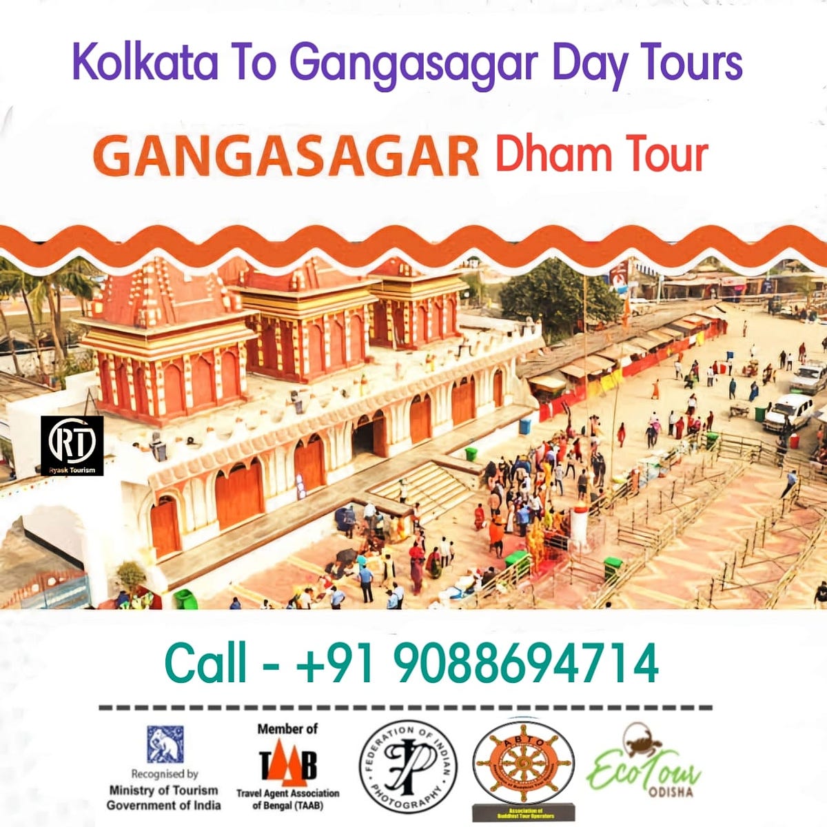 Kolkata to Gangasagar Tour From Kolkata Package Car / Tempo Traveller