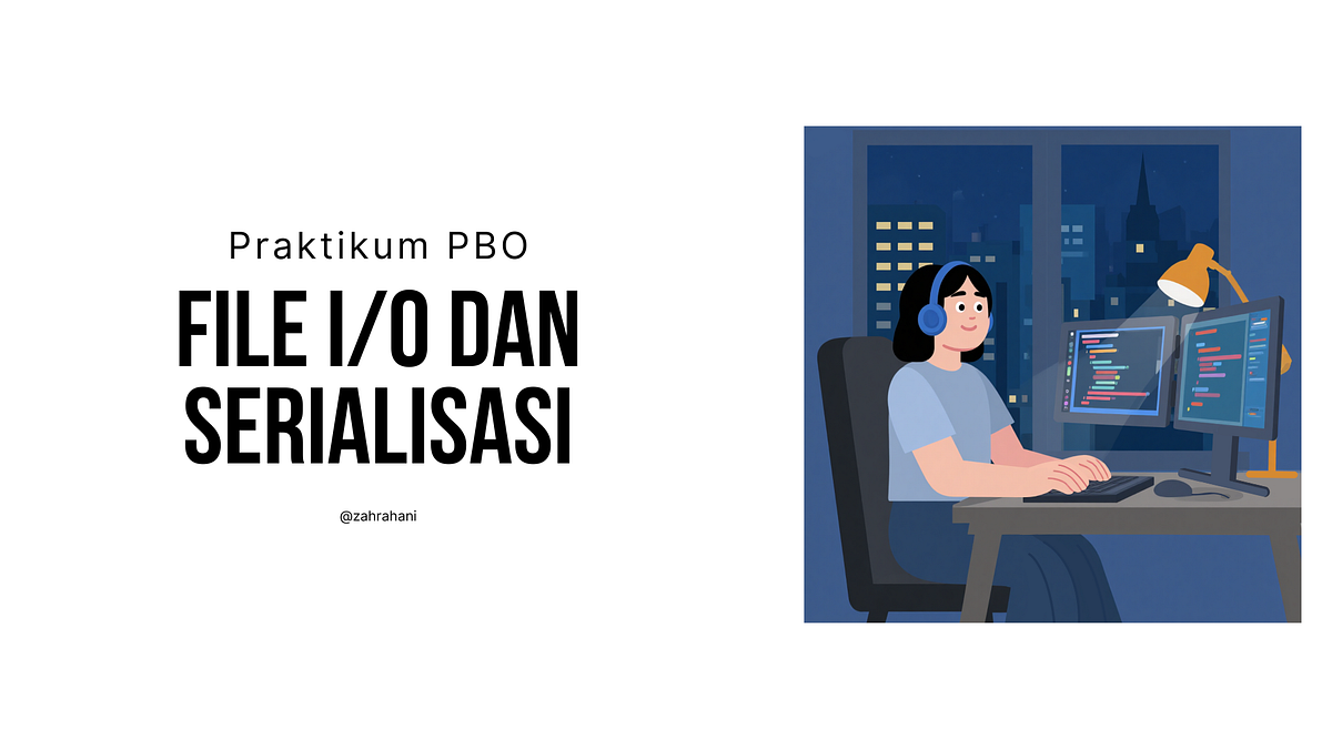 PBO: File I/O dan Serialisasi | by zahranibras | Nov, 2025 | Medium
