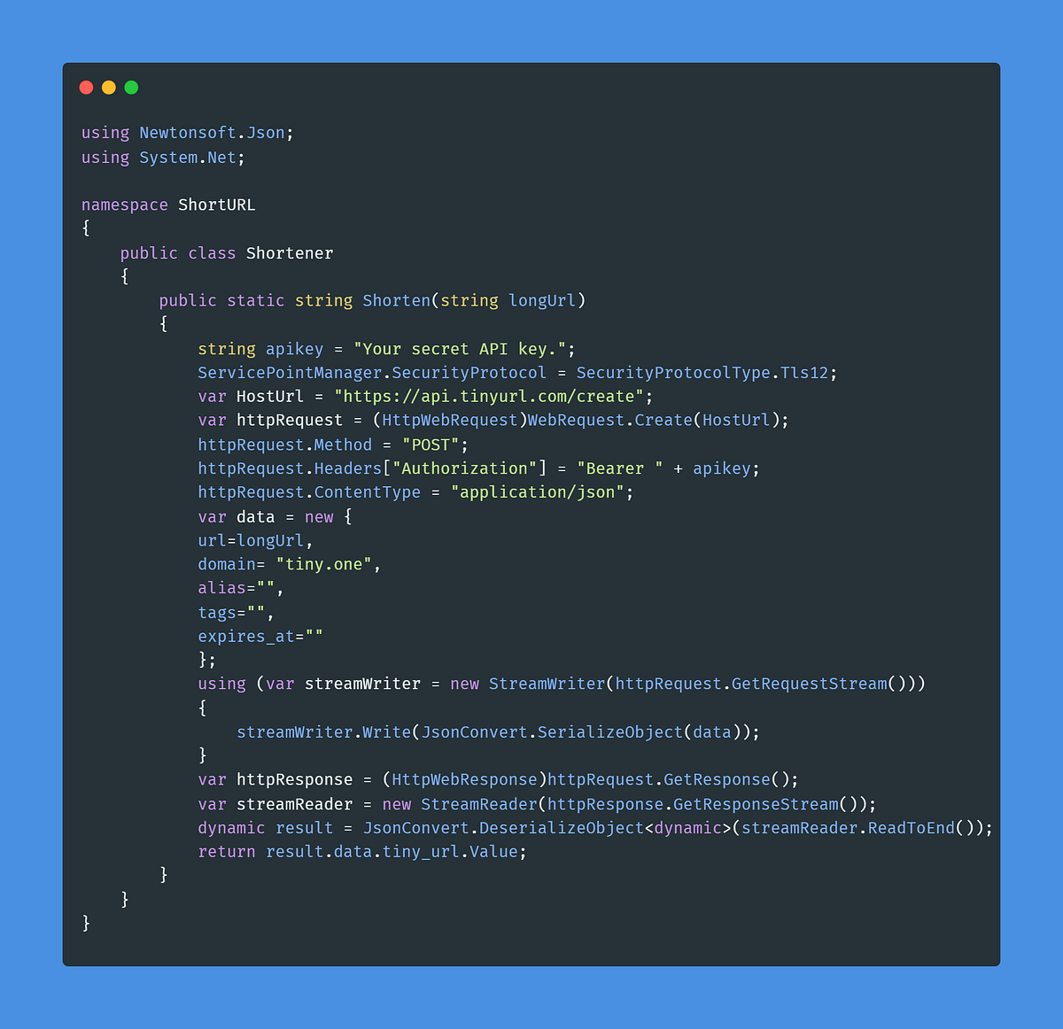 How to integrate TinyURL API in by Adeel Ahmed Medium