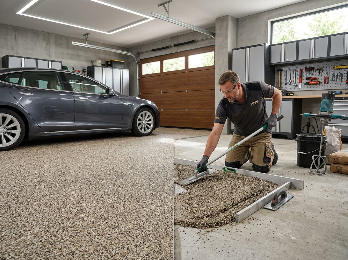 Steinteppich Garagenboden — Robuste Lösung für hohe Belastungen