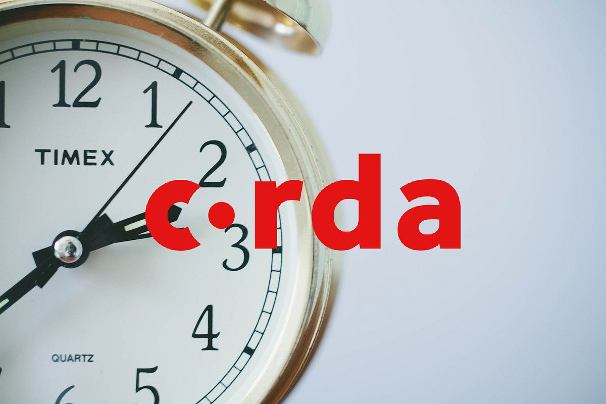 Scheduling Timebased Events on Corda by Ashutosh Meher Corda Medium