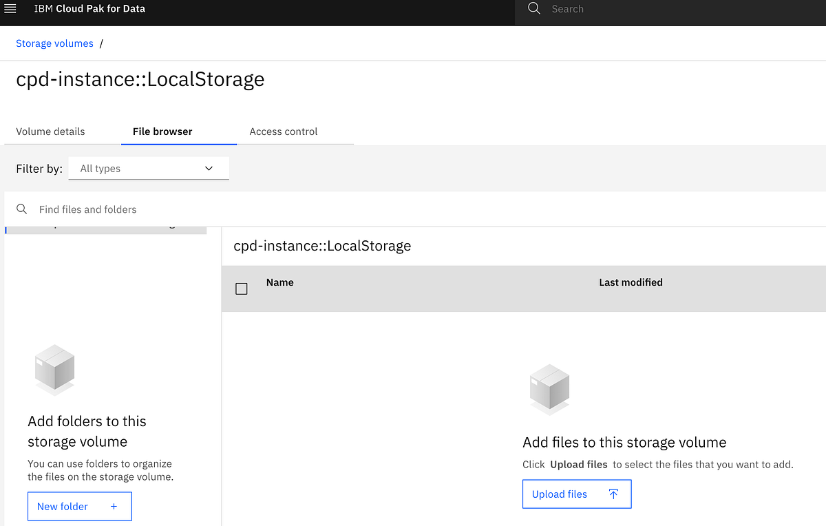 Access Storage Volume with IBM Cloud Pak for Data by Jianbin Tang