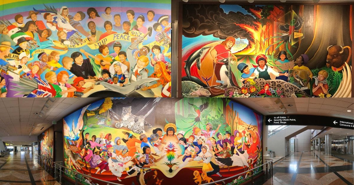 Explore the Murals at Denver International Airport by AviaTech Channel Medium