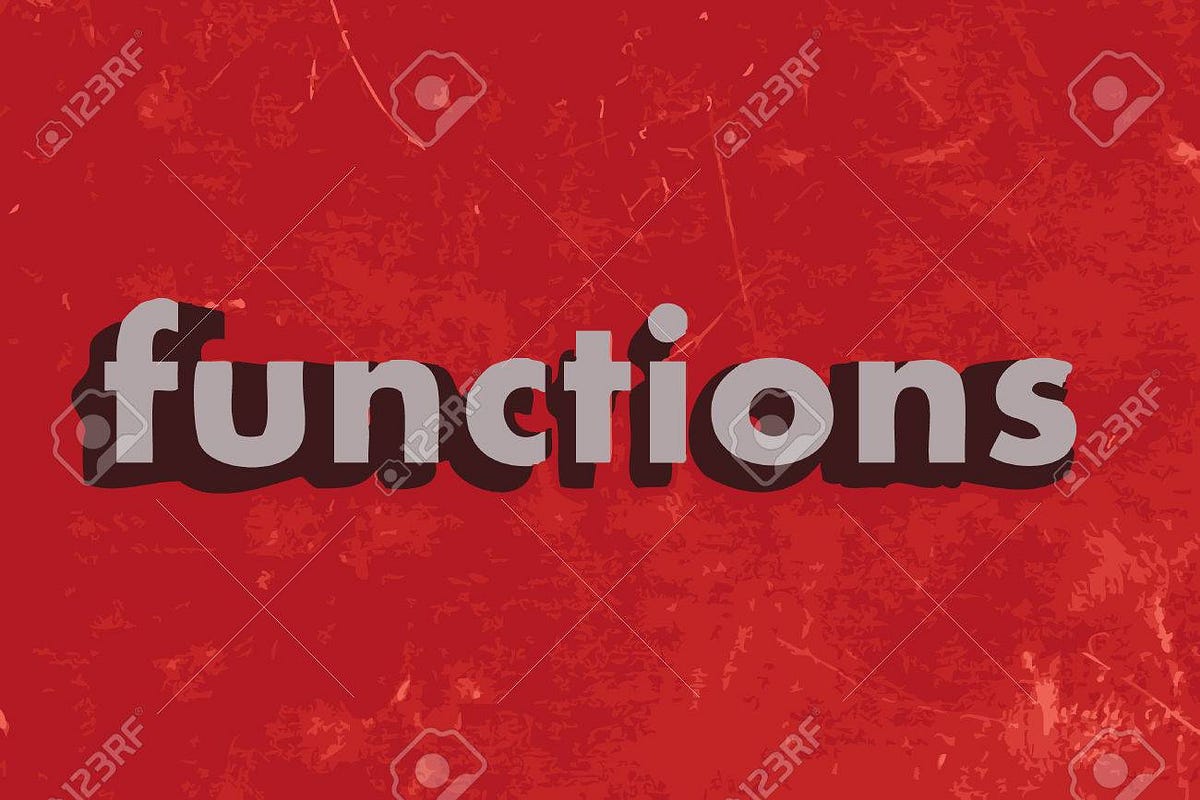 Getting started with Functions in Python | by Ayelegun Michael Kayode ...