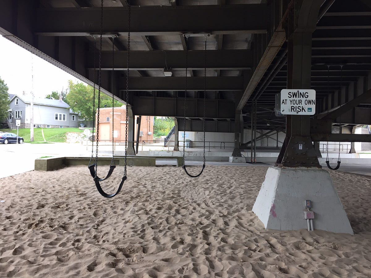 The Swings. Milwaukee has surprised me many times… by Emily Davis