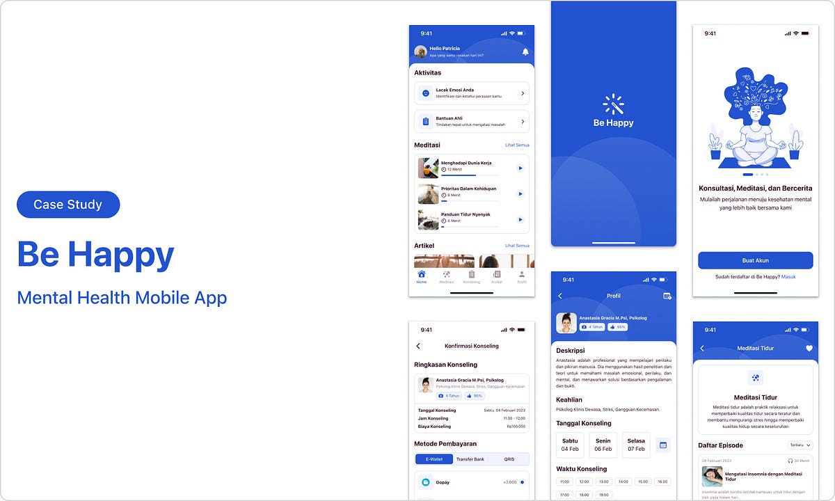 UI/UX Case Study — Mental Health Application | by Syaiful Hamid | Medium