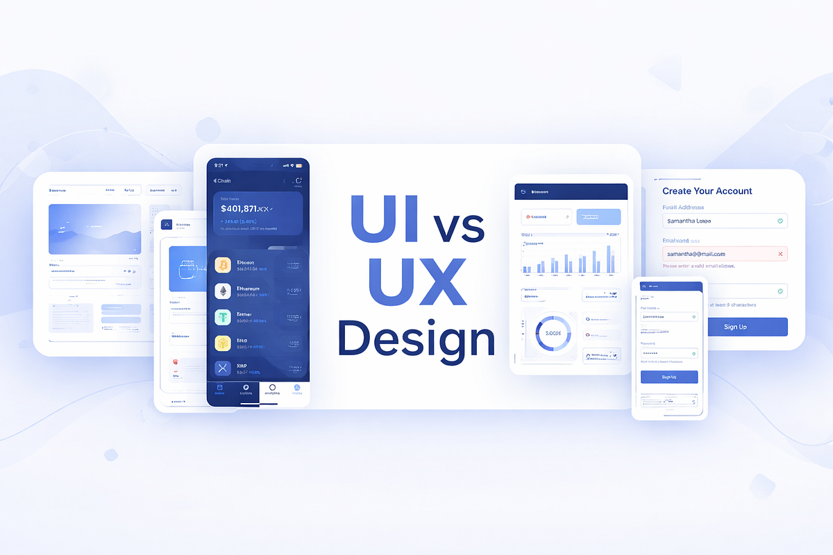 UI vs UX Design. Understanding the Difference Every UI… | by AcmeMinds ...