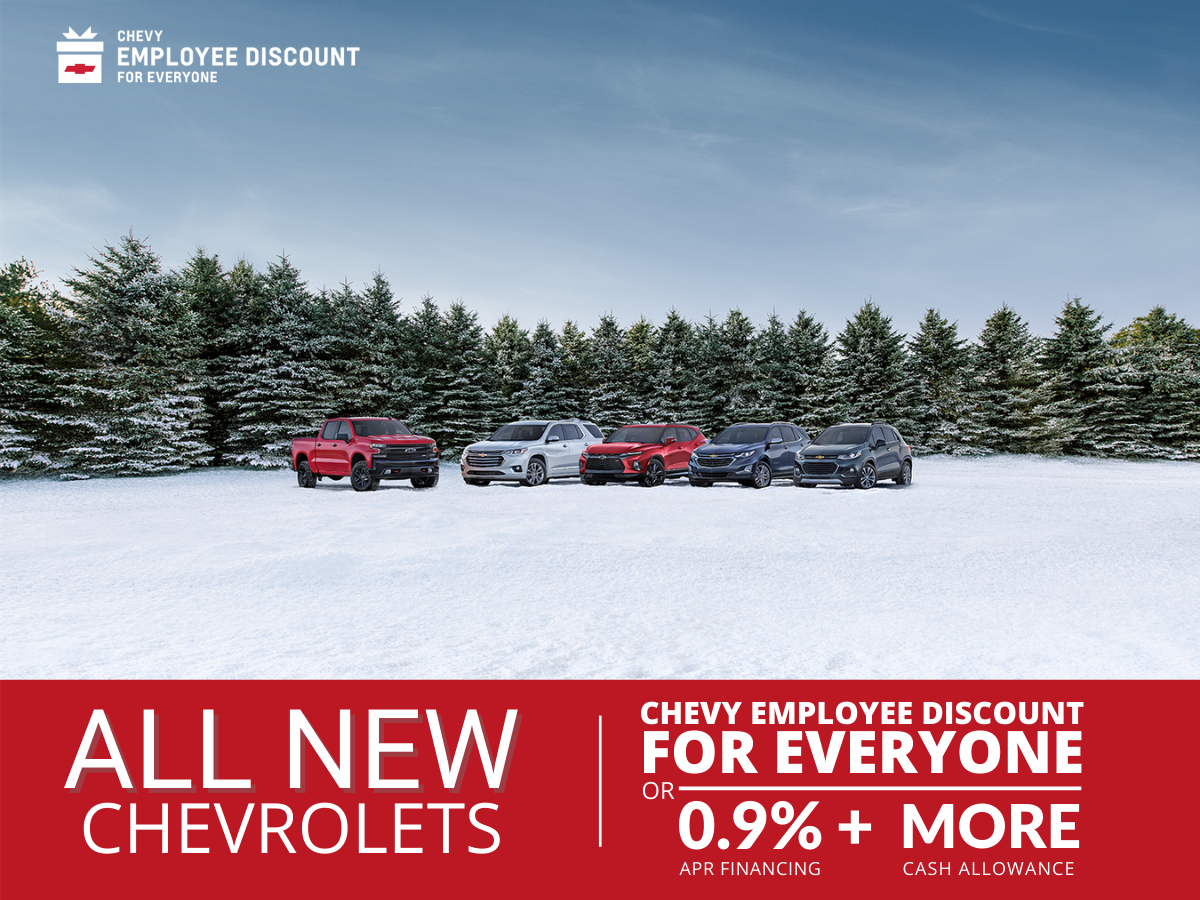 GM Employee Pricing On New Chevy's at Parks Chevrolet Kernersville Medium