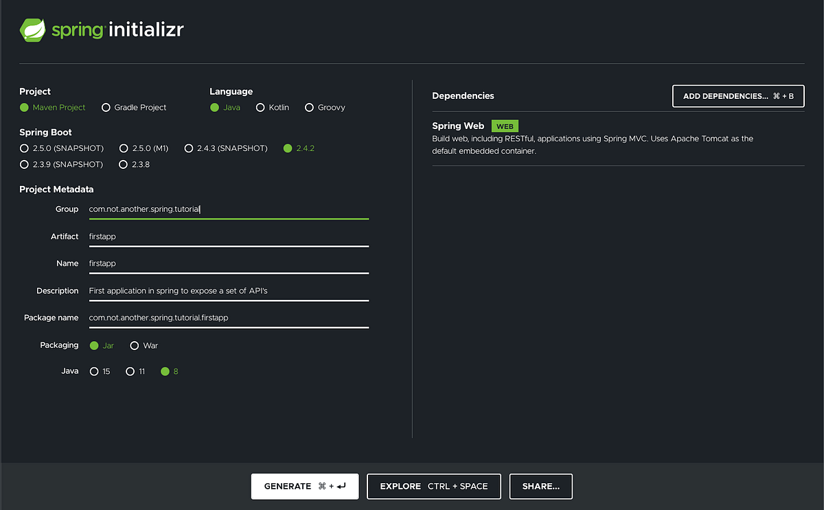 Getting started with Spring Boot. 1 of the already many existing blogs ...