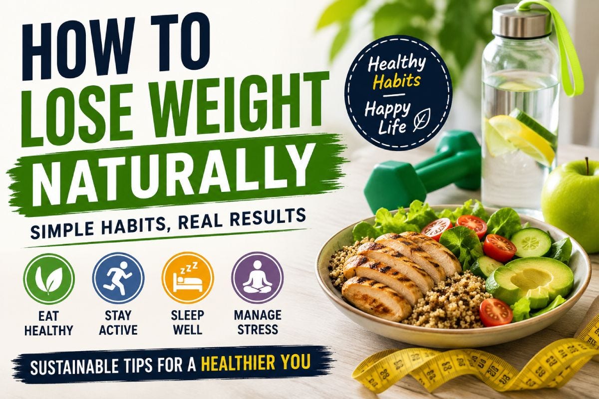 How to Lose Weight Naturally: A Practical Guide to Building Healthy Habits That Last