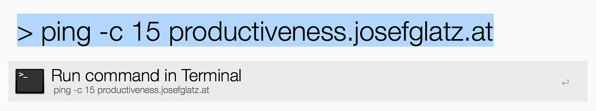 Running shell commands from everywhere on my Mac | by Josef Glatz ...