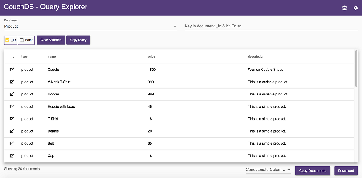 CouchDBQuery Explorer. The tool that helps to easily query the… by