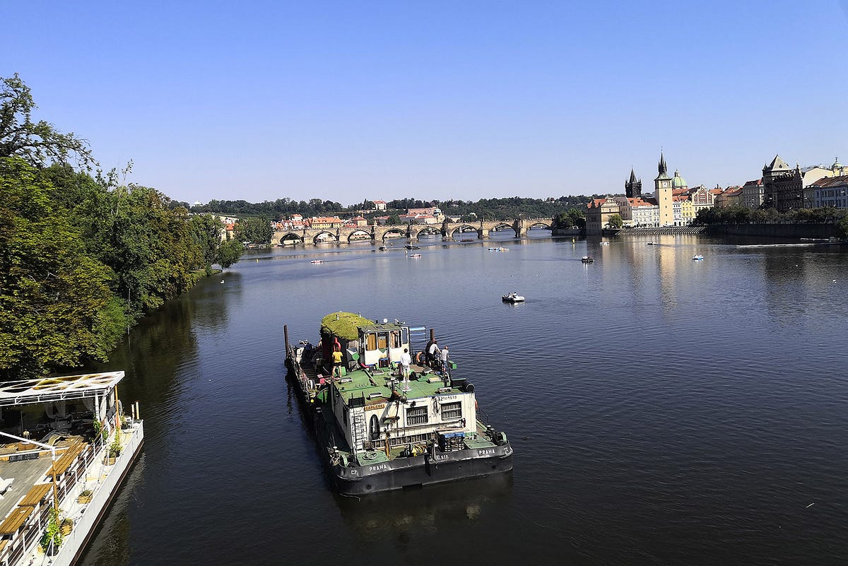 First 3D-printed house in Czech Republic floats down a river | by Inhabitat  | Medium
