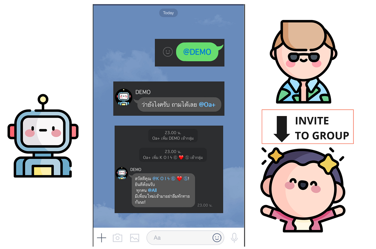 LINE Group เปิดมิติใหม่! บอทไม่เพียงรู้ว่าใคร Mention แต่ยัง Mention ...