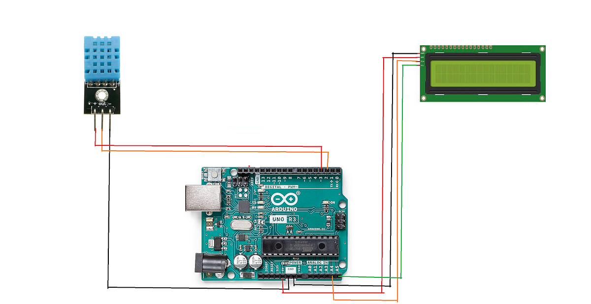 Temperature and humidity monitoring with the Arduino UNO | by Malik ...