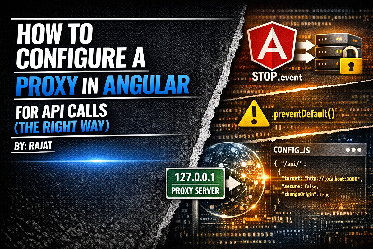 How to Configure a Proxy in Angular for API Calls (The Right Way) | by ...