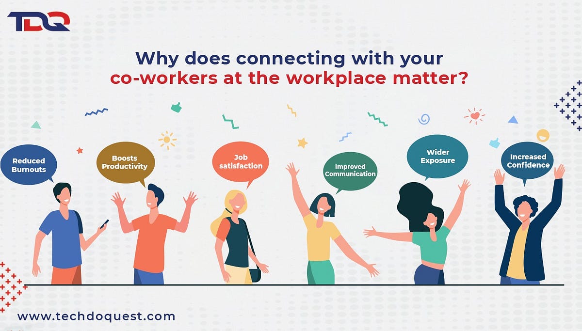 Why connecting with your coworkers at the workplace matters by