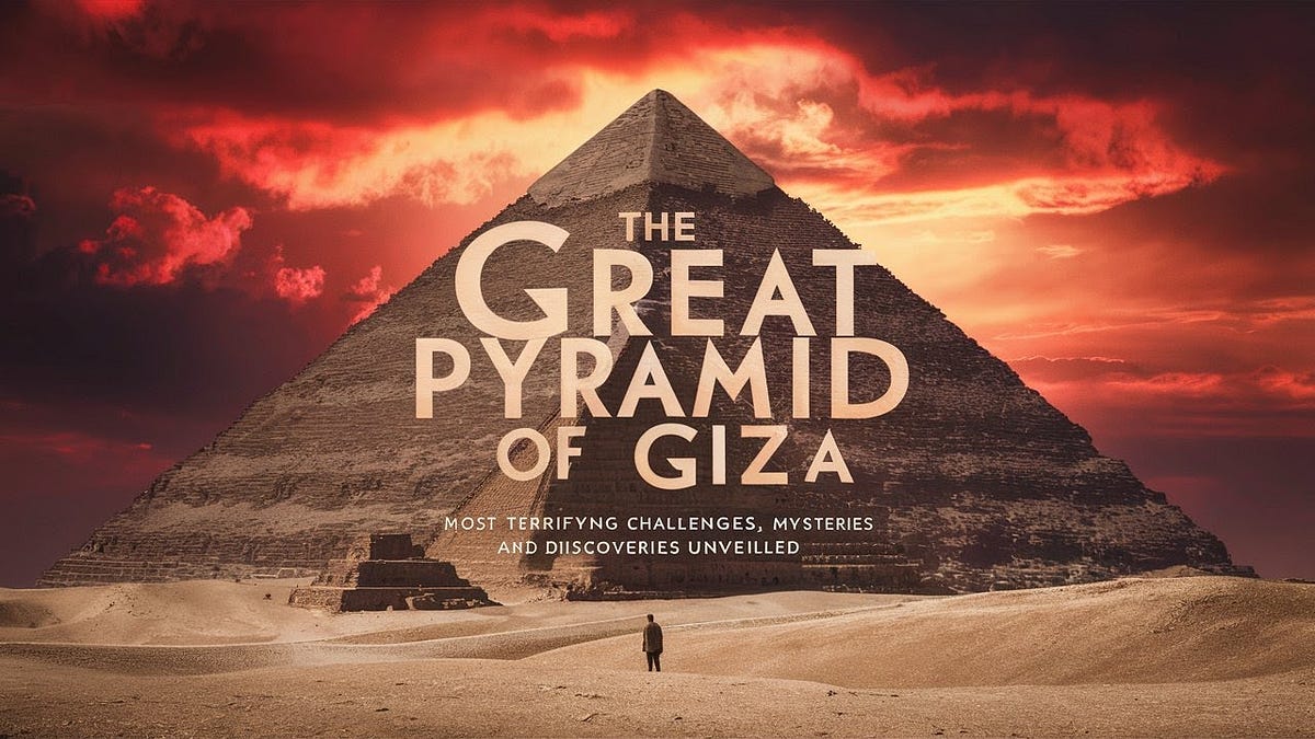 Uncover the Secrets of the Great Pyramid of Giza | by Reality Reload School  | Jun, 2024 | Medium