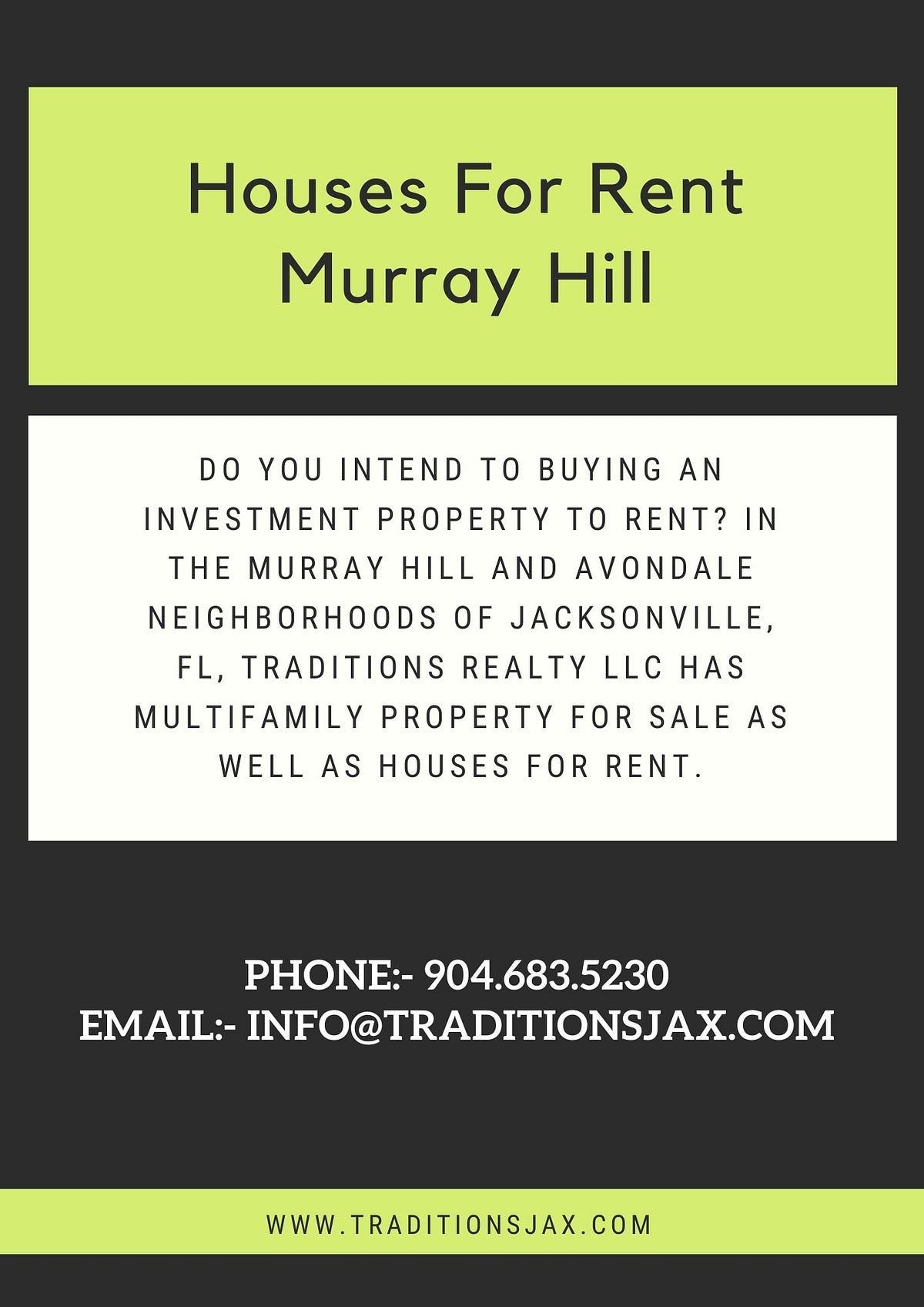 Houses For Rent Murray Hill Traditions Realty LLC Medium