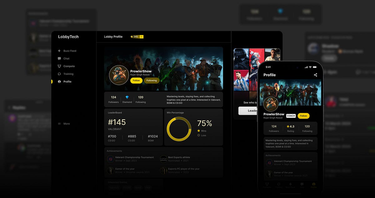 UI/UX case study — Designing India’s first eSports Hub | by Rajat Singh ...