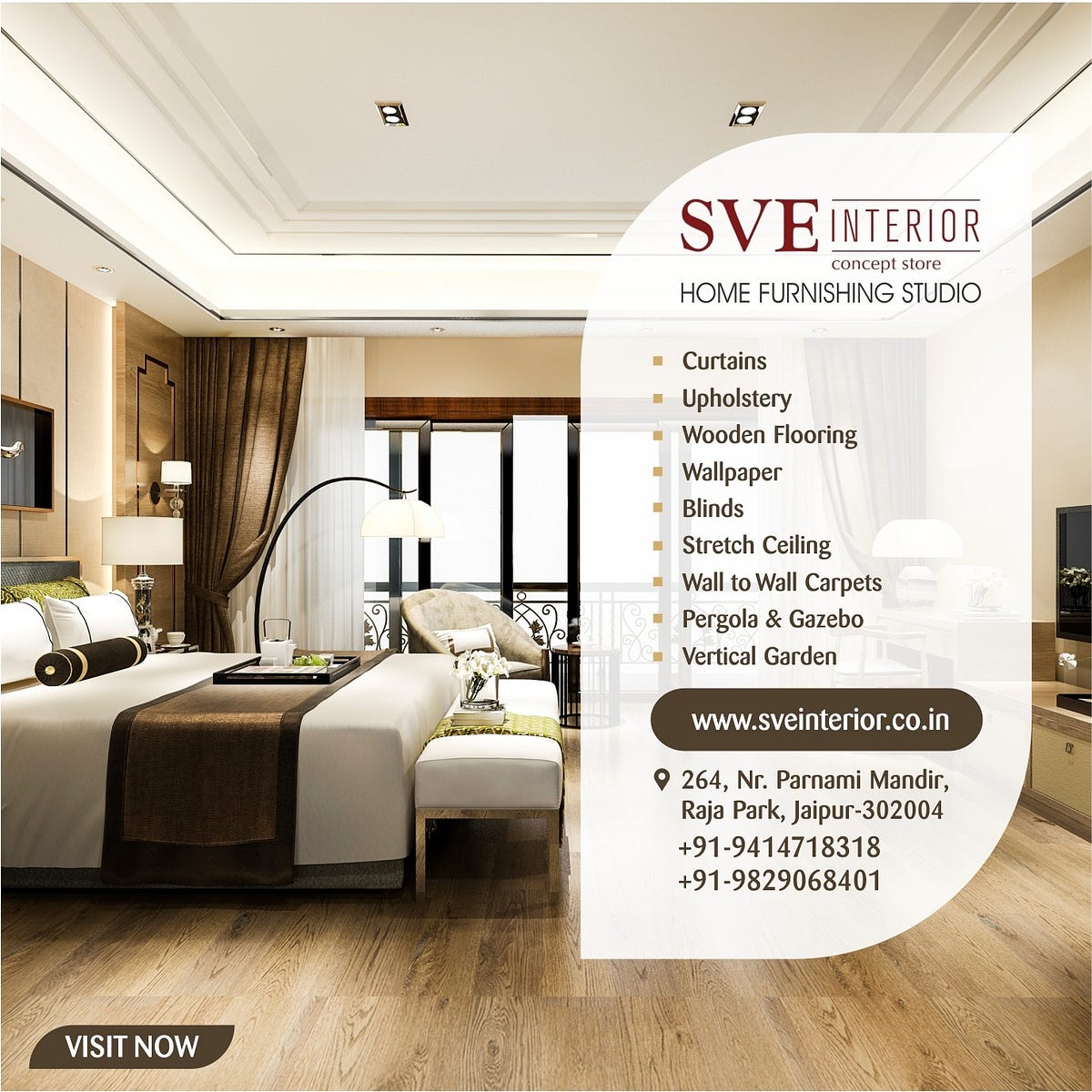 Luxury Interior Product Showroom in JaipurSve Interior Sveinterior