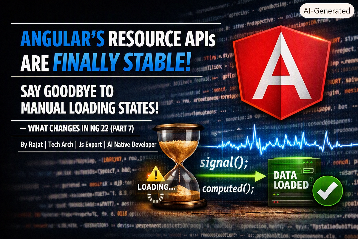 Angular's Resource APIs Are Finally Stable -Say Goodbye to Manual