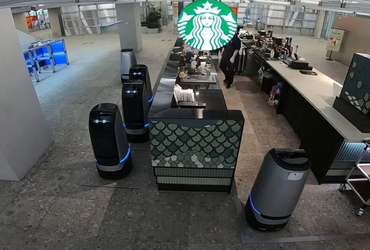 The Future of Coffee is Here 100 Robots Now Serve Customers at NAVER