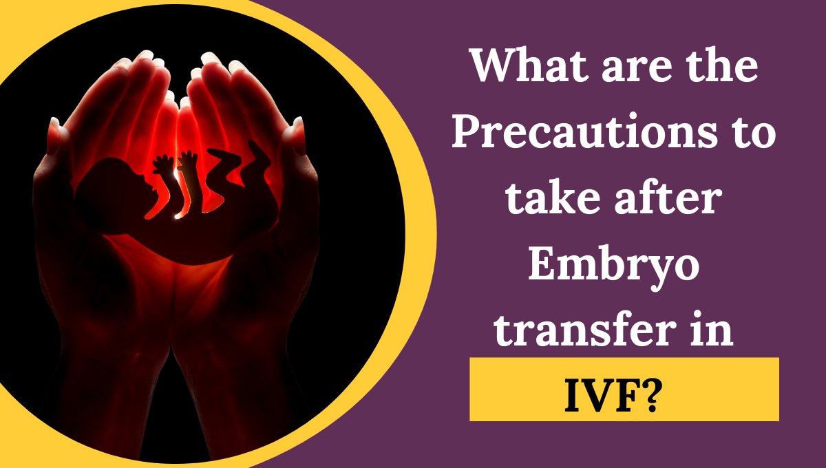 What are the Precautions to take after Embryo transfer in IVF? by Dr